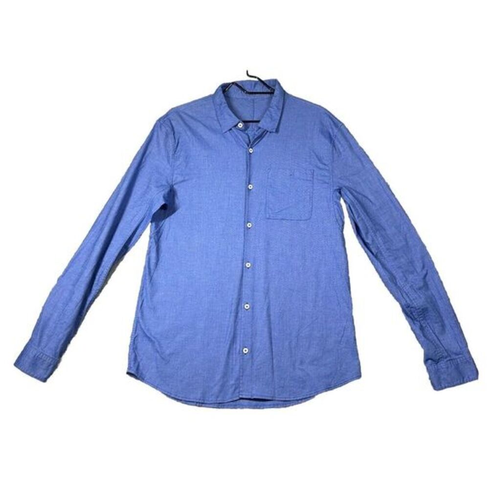 Lululemon Oxford Shirt Mens Large Long Sleeve Button-Up Casual Preppy Blue